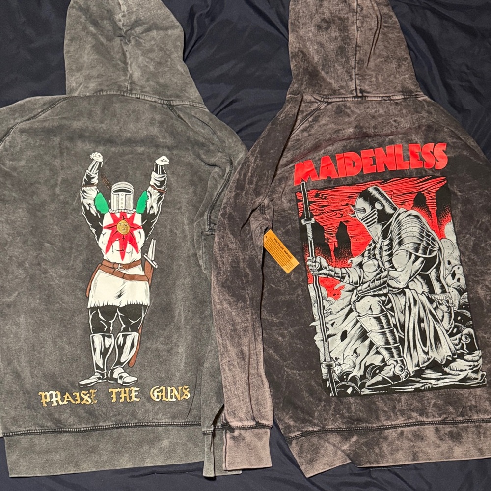 Raskol Graphic Hoodies - Praise the Guns & Maidenless Limited Editions